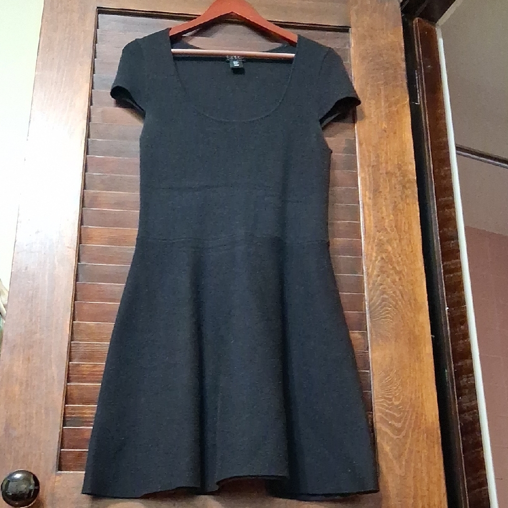 Nicole Miller Black Sweater Dress